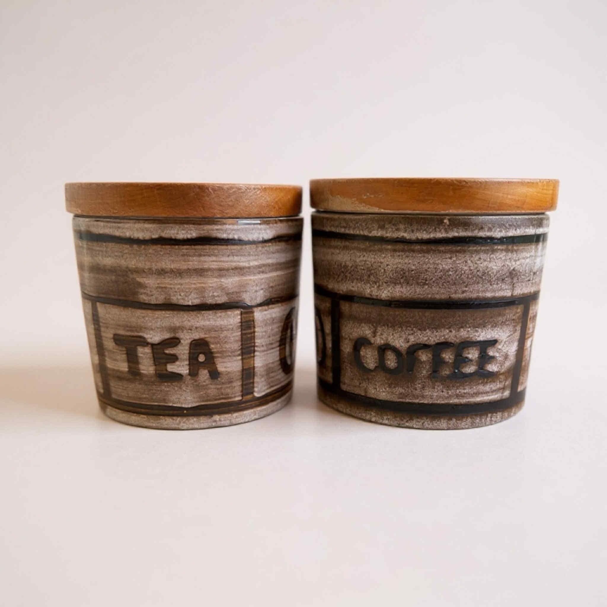 Vintage Cinque Ports English Pottery Pair - Tea & Coffee