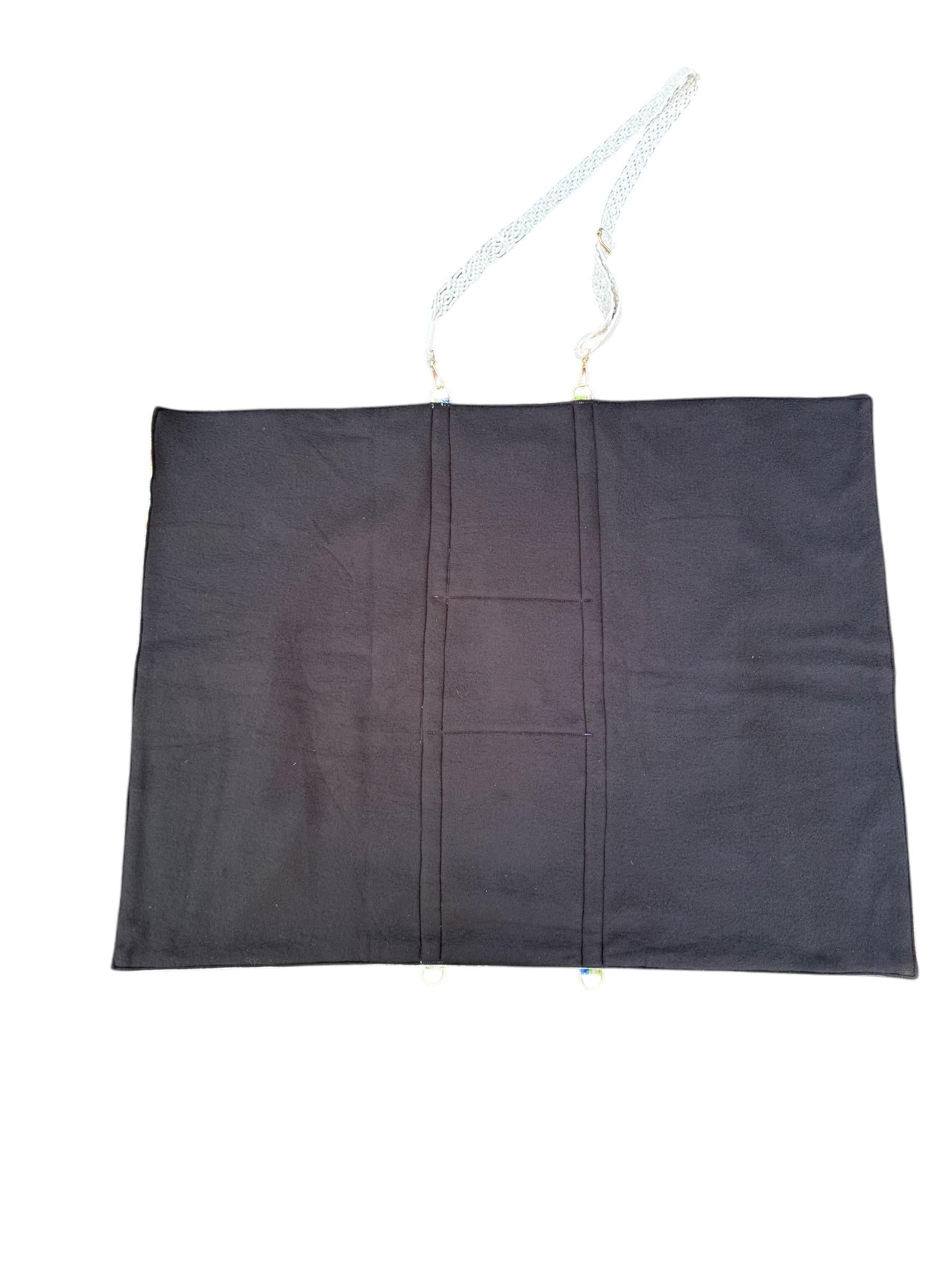 Vintage Inspired Foldable Dog Mat - White Floral