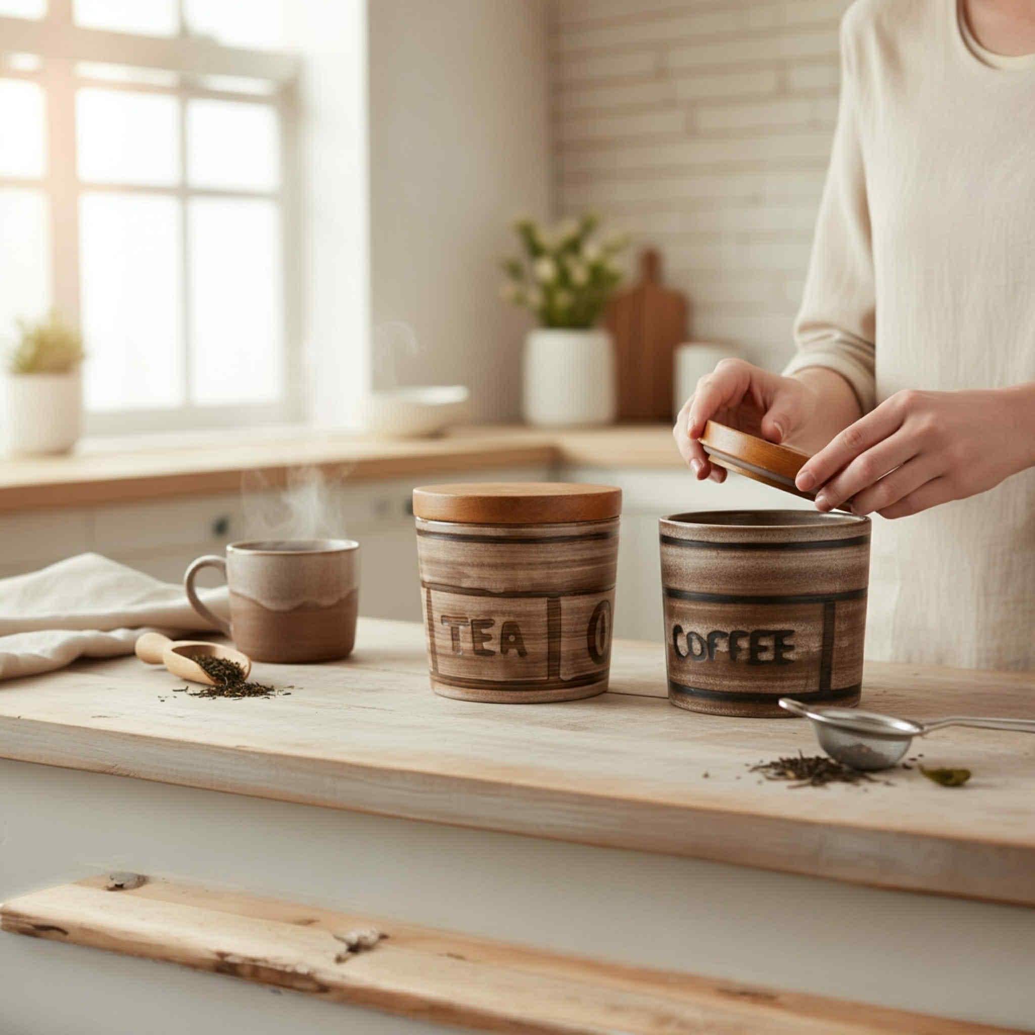 Vintage Cinque Ports English Pottery Pair - Tea & Coffee