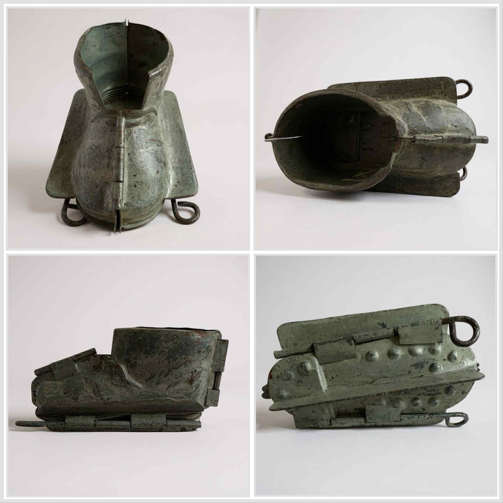Antique Metal Boot Chocolate Mould
