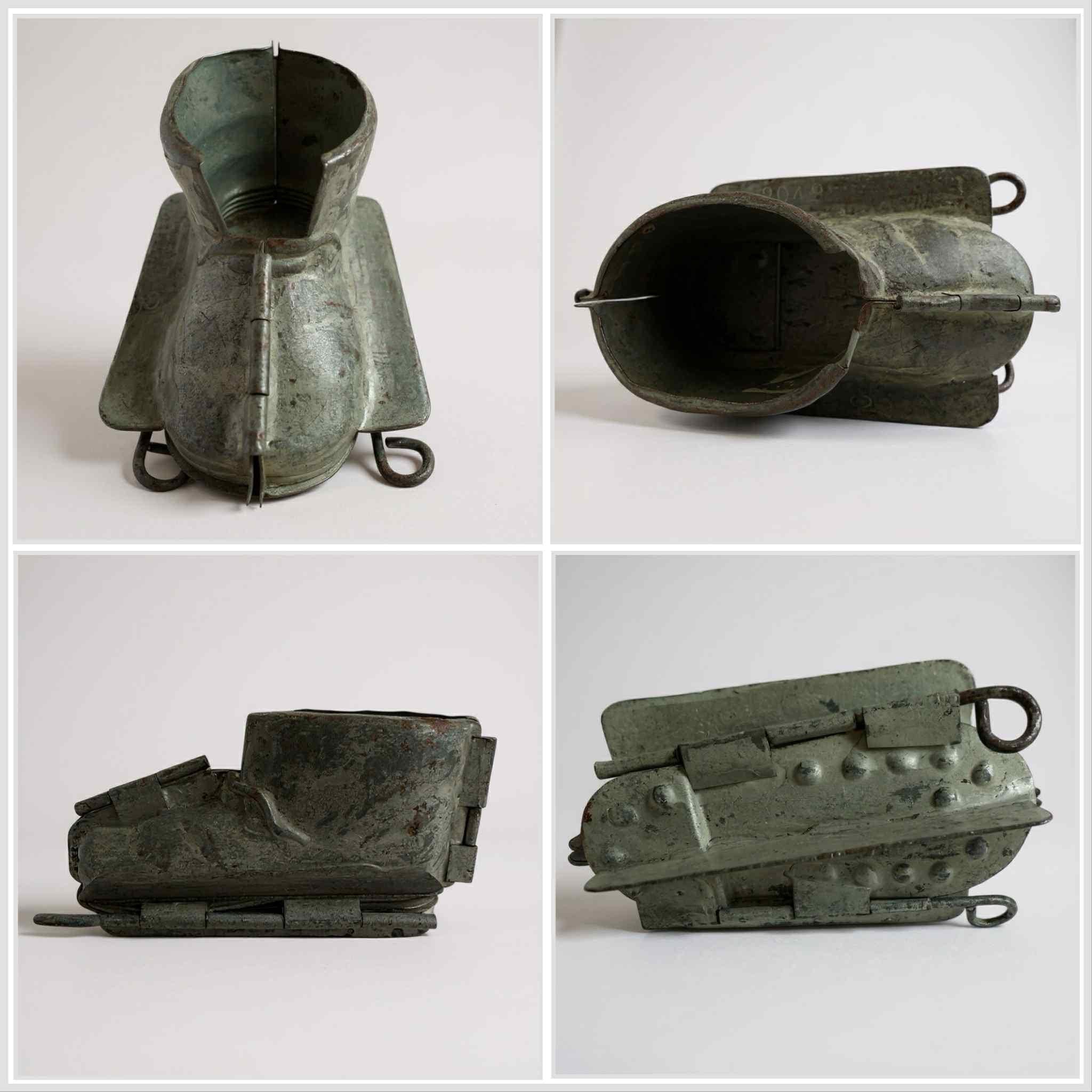 Antique Metal Boot Chocolate Mould