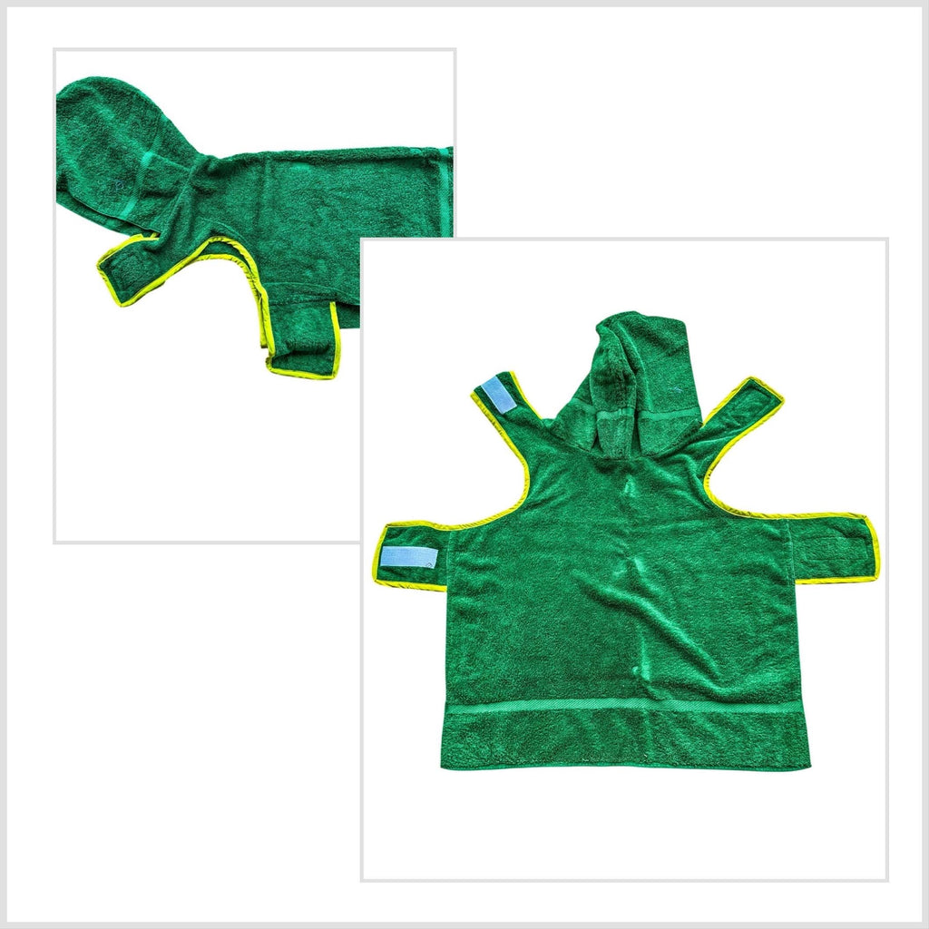 Retro Vintage Handmade Towelling Dog Jackets - Xtra Large