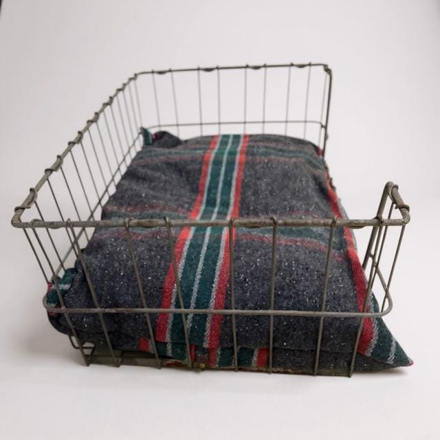Vintage Handmade Basket Beds - Striped