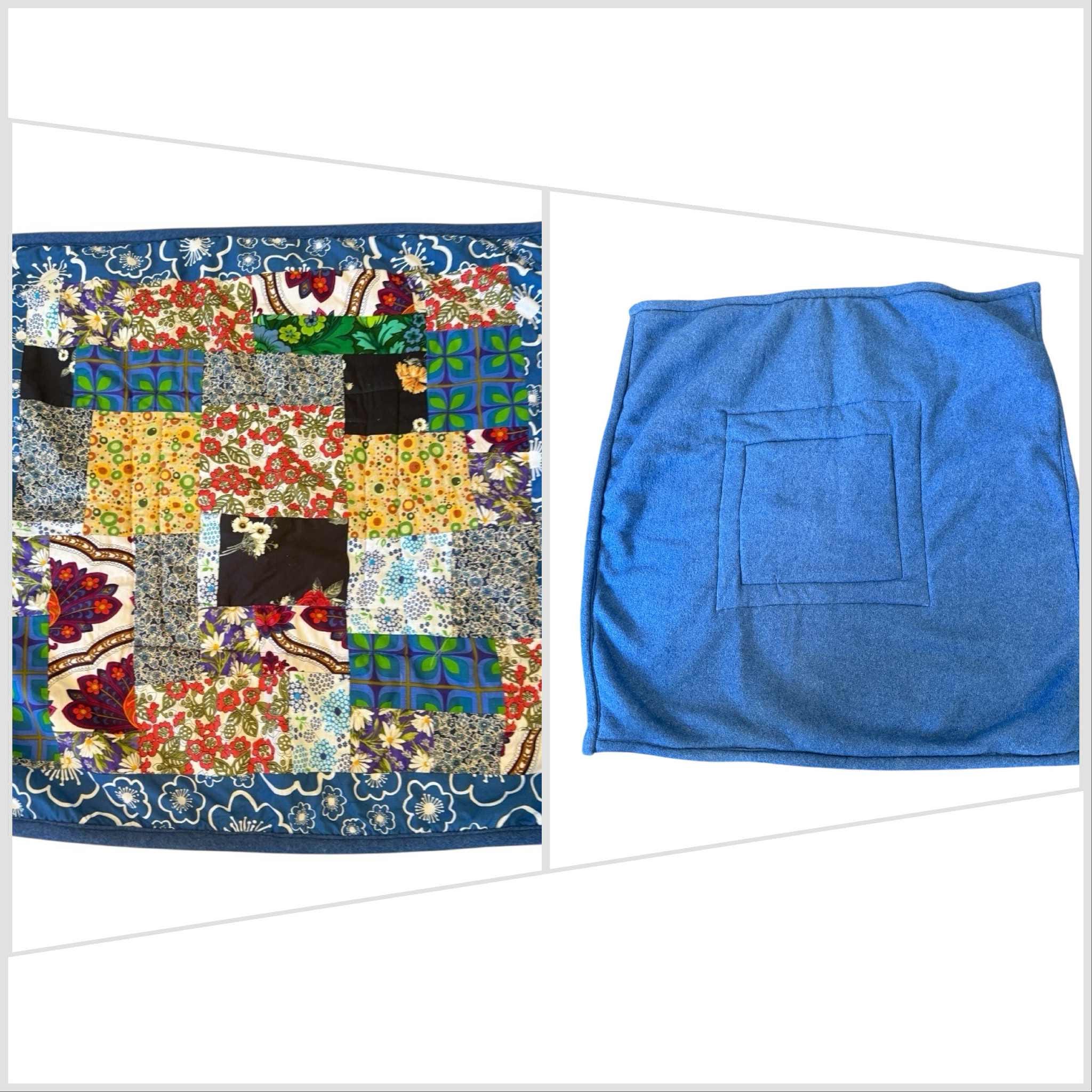 Vintage Handmade Patchwork Mat