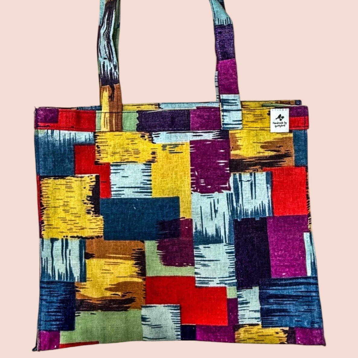 Vintage Handmade 60s Fabric Tote Bags