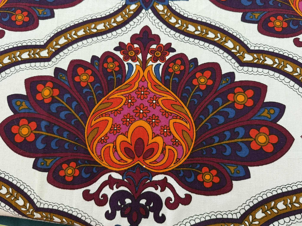 Vintage Handmade Paisley Mat