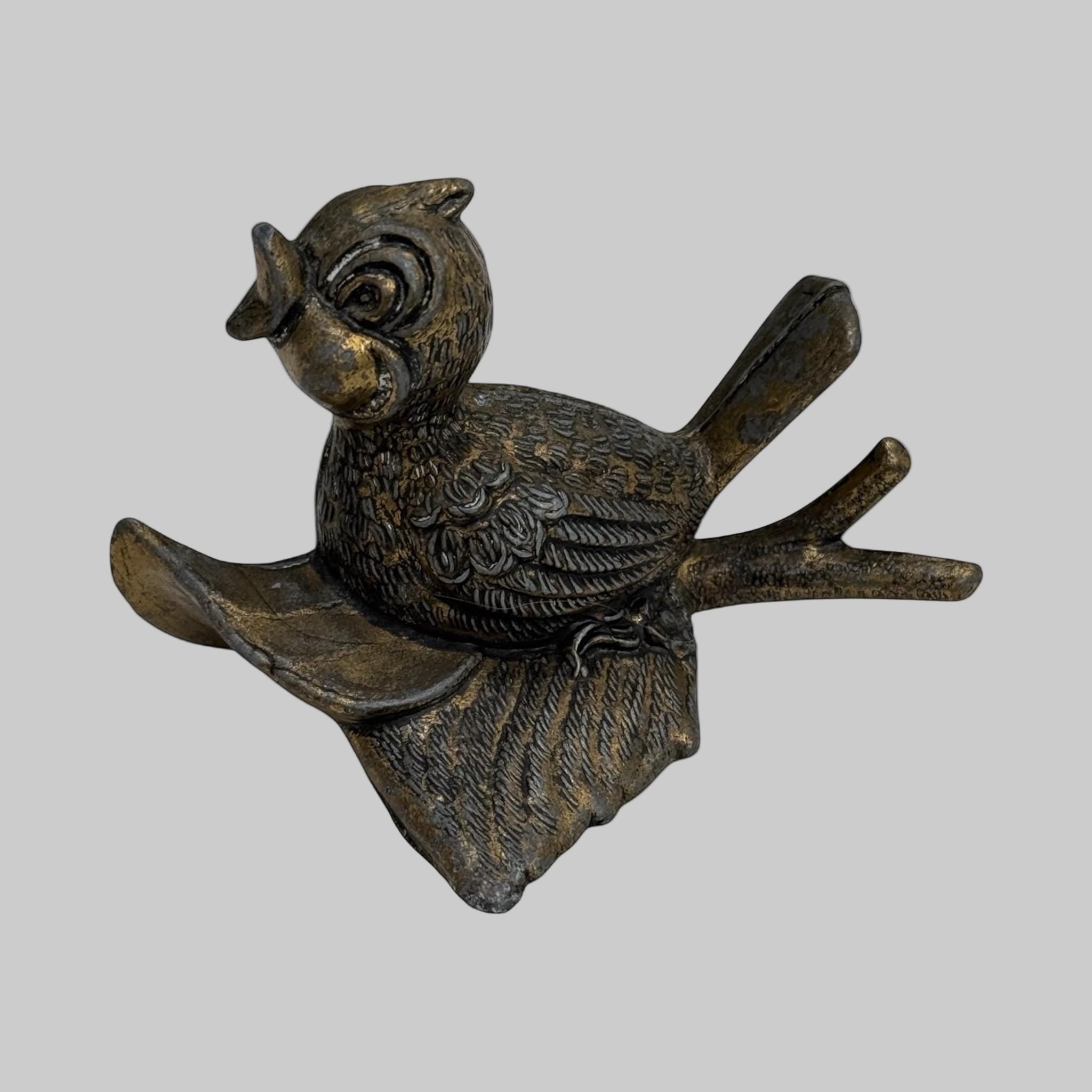 Vintage Mid-Century Brass Animal - Bird