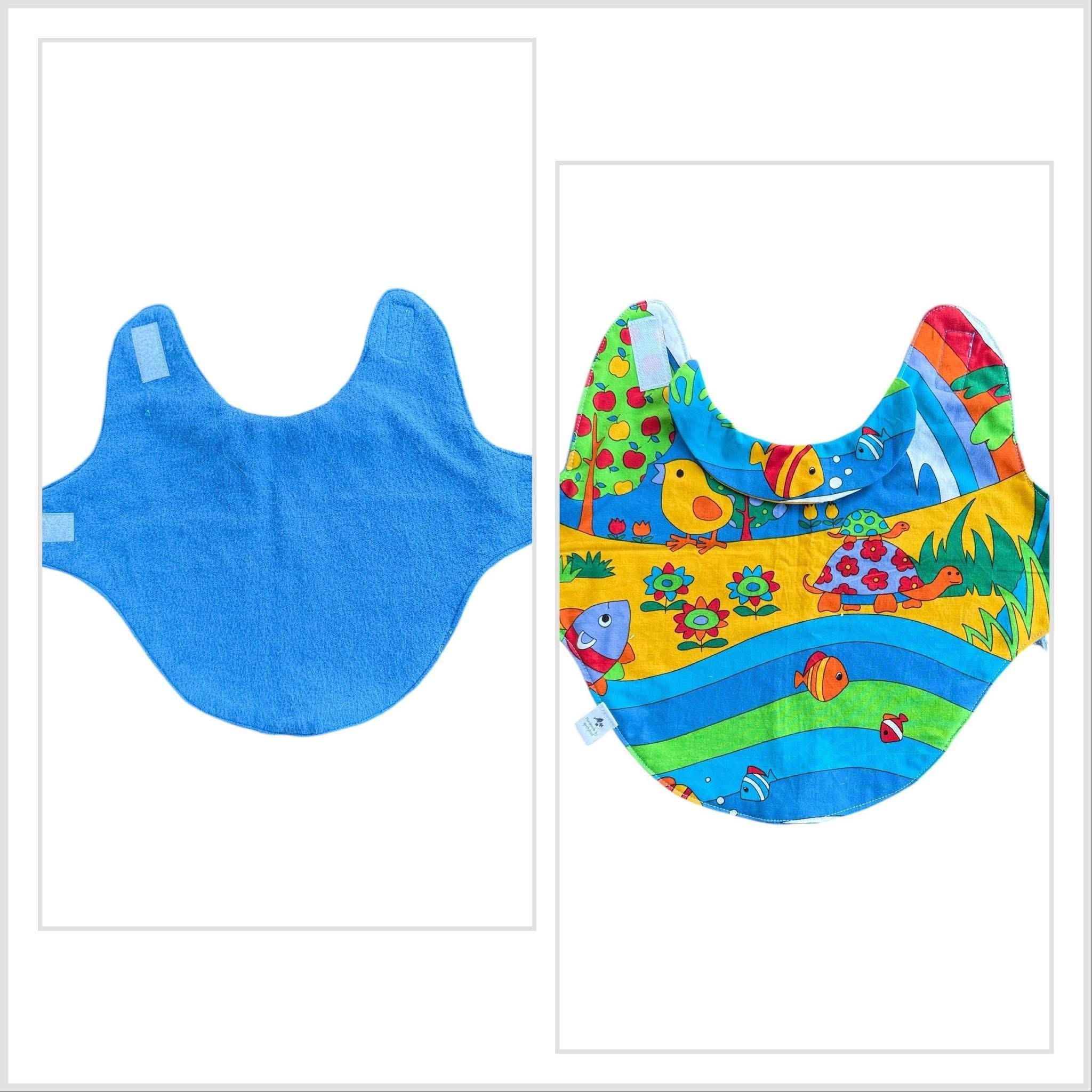 Upcycled Retro 60s Fabric Crochet Dog Jackets