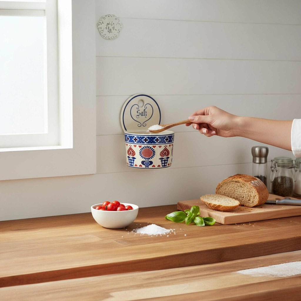 Vintage Waechtersbach Salz Wall Salt Box