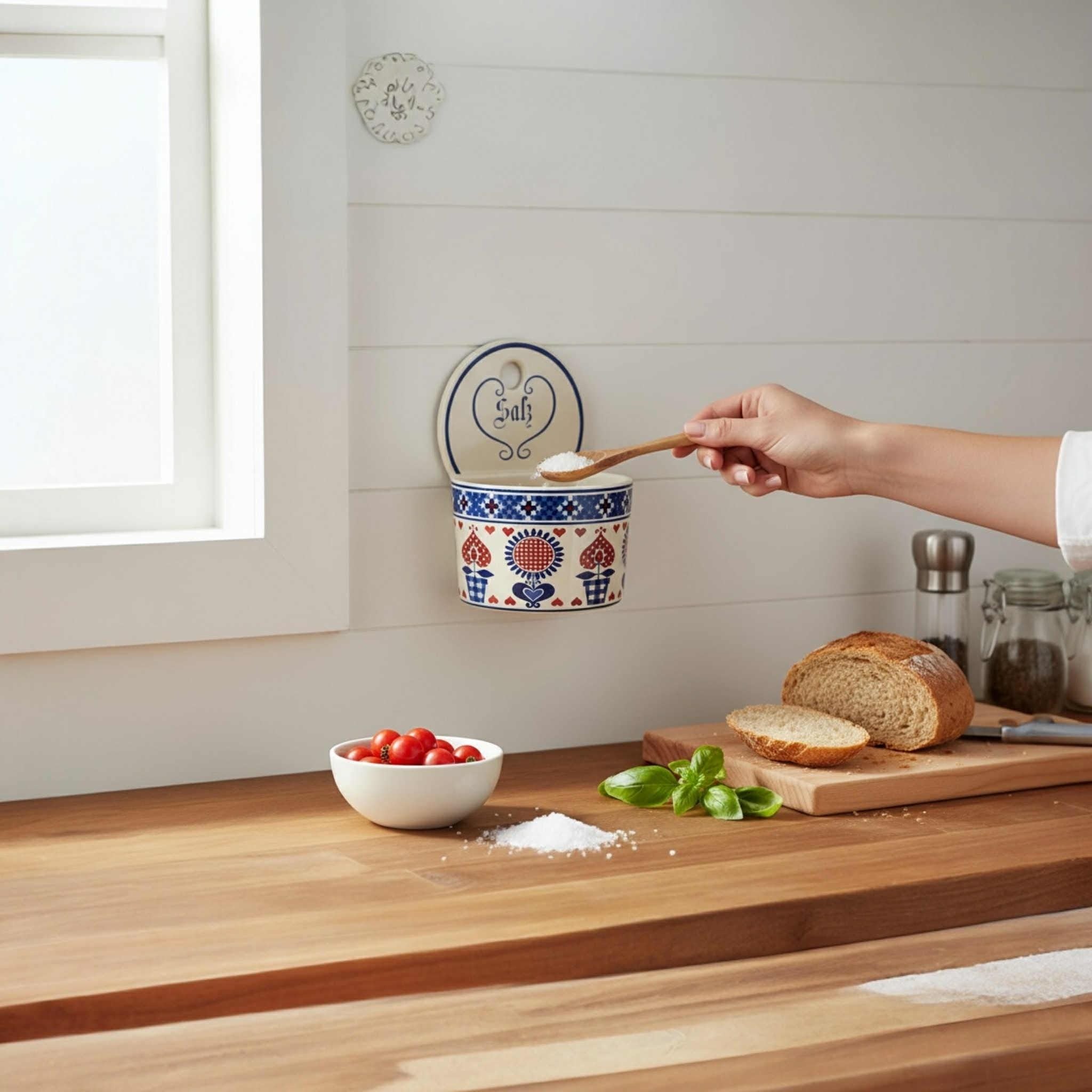 Vintage Waechtersbach Salz Wall Salt Box