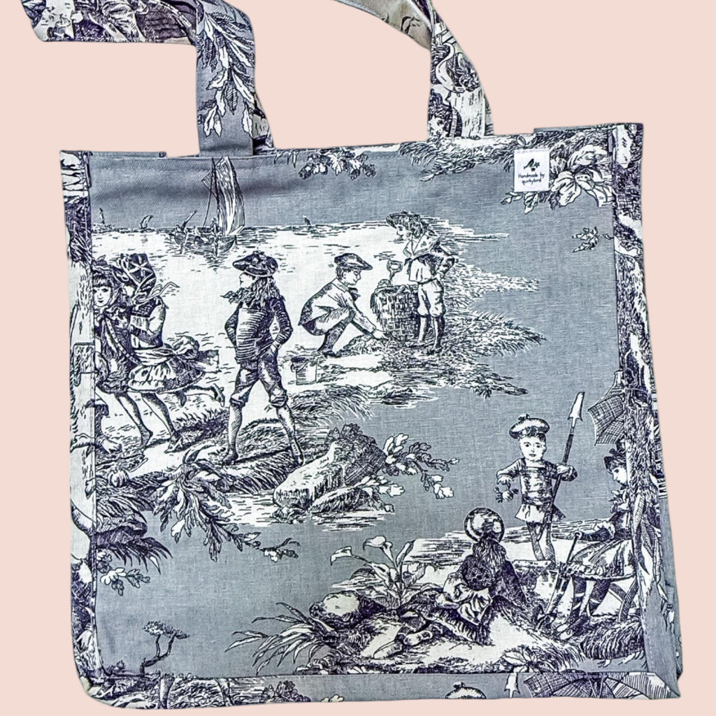 Vintage Handmade 60s Fabric Tote Bags