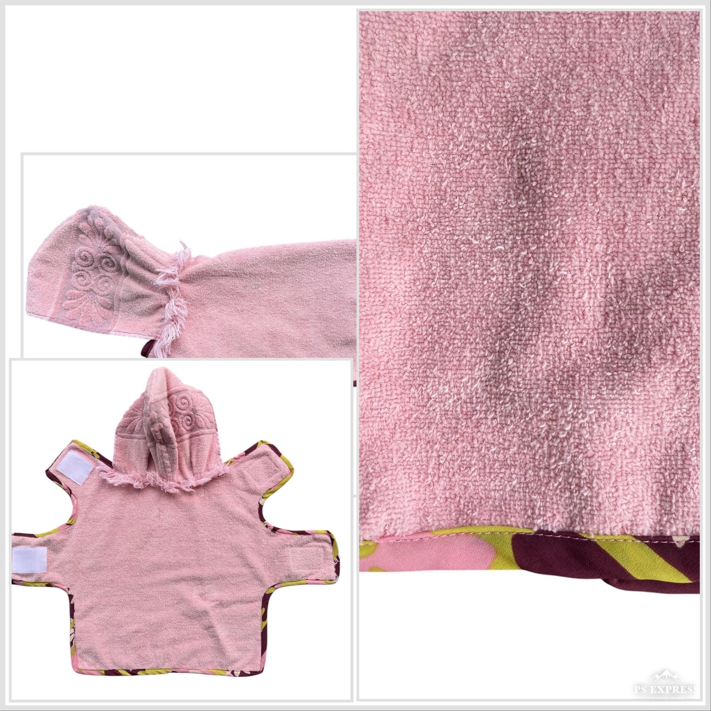 Retro Vintage Handmade Towelling Dog Jackets - Medium