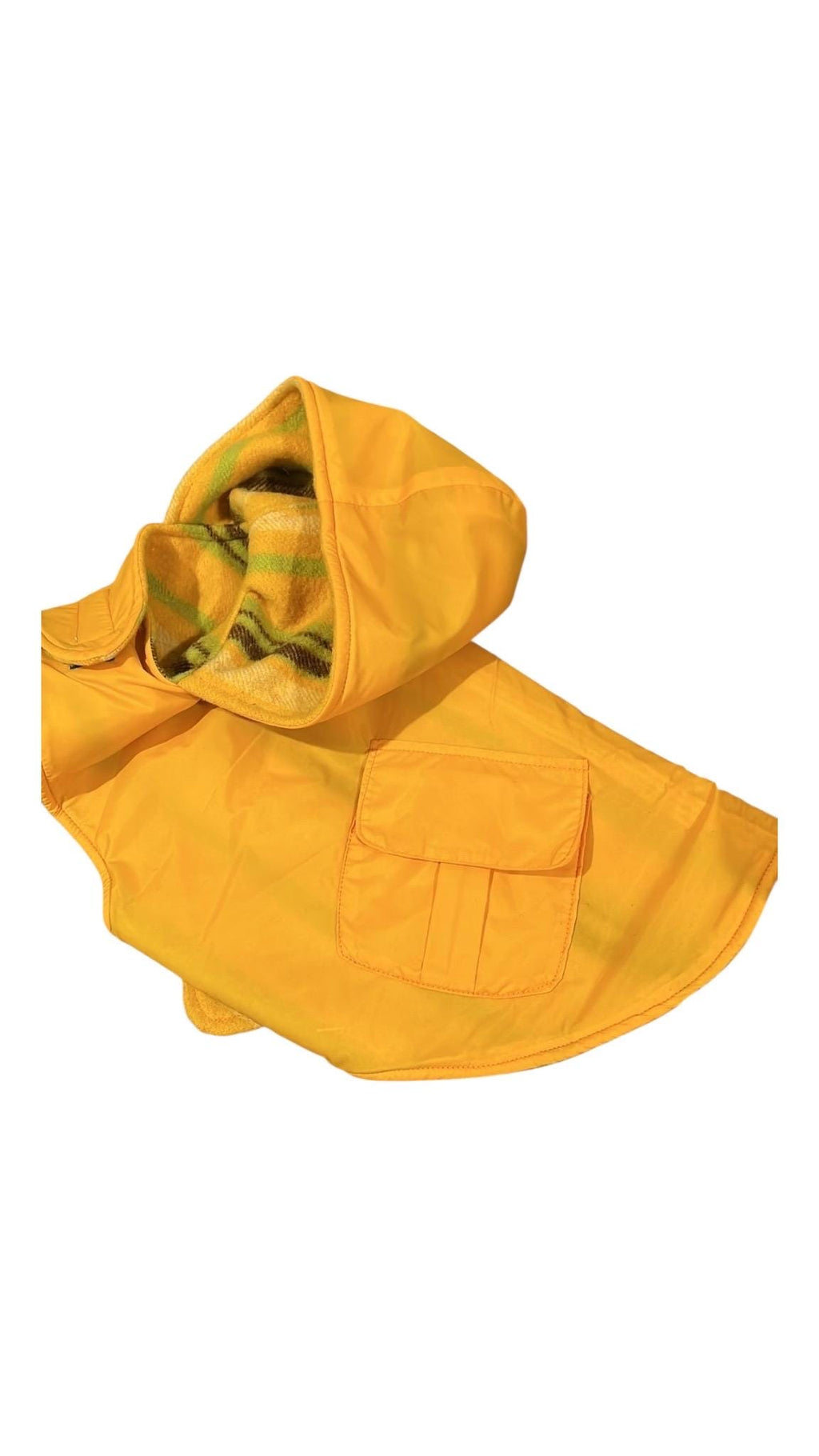 Reversible Handmade Woollen Waterproof Raincoat Dog Jacket - Medium