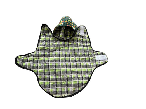 Reversible Upcycled Retro Dog Jacket Sleeping Bag Coat