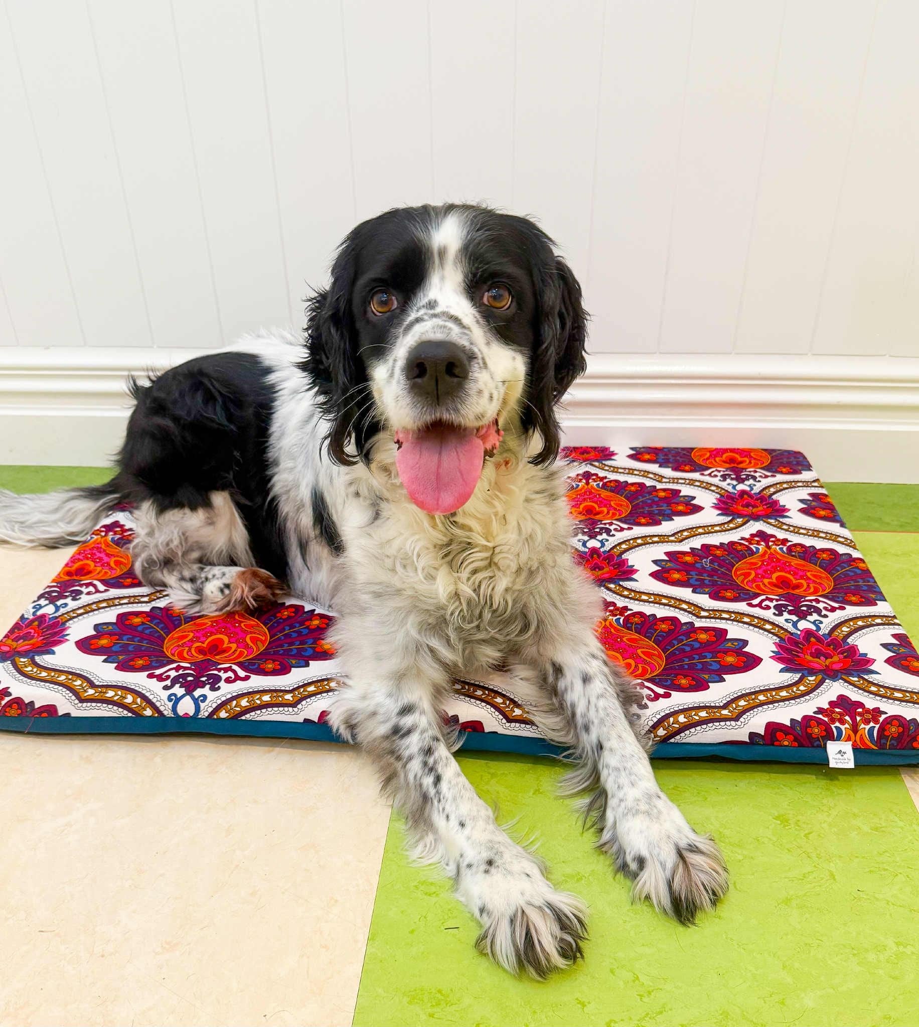 Vintage Handmade Paisley Mat