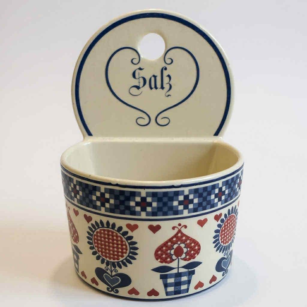 Vintage Waechtersbach Salz Wall Salt Box