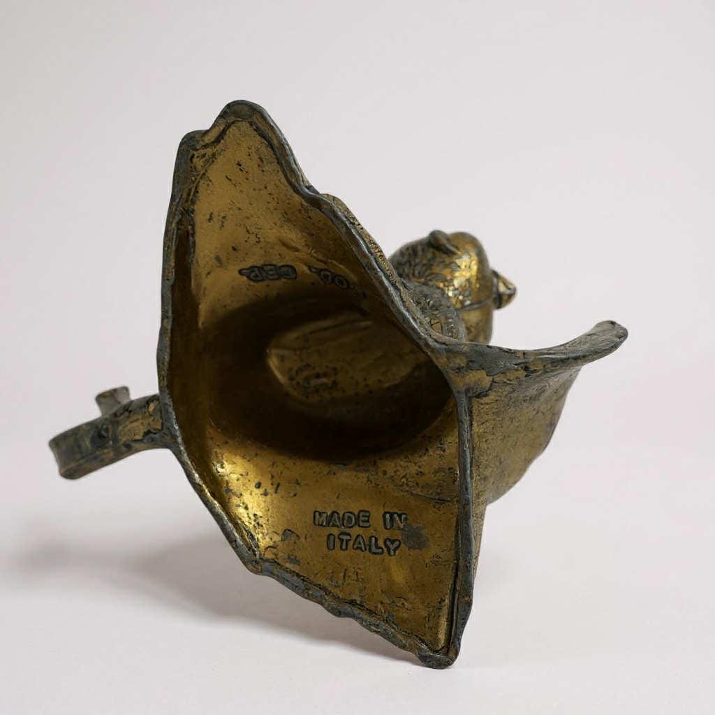 Vintage Mid-Century Brass Animal - Bird