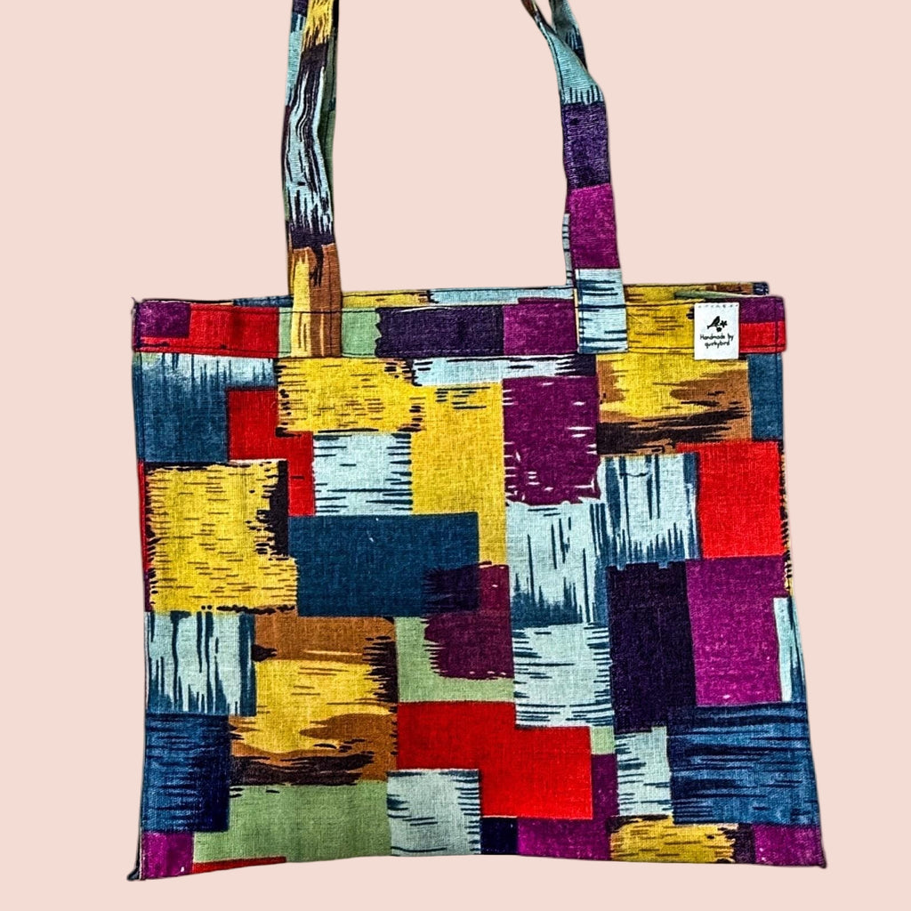Vintage Handmade 60s Fabric Tote Bags