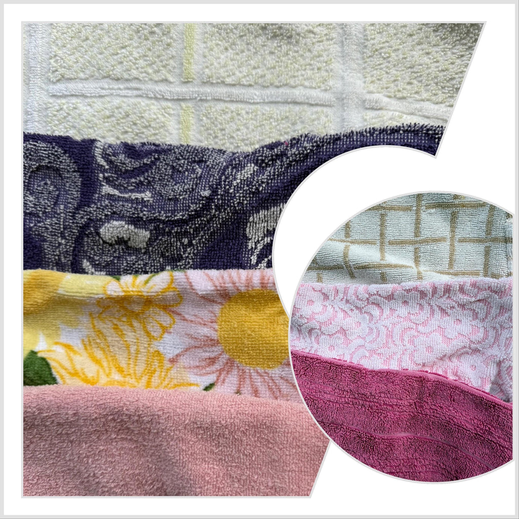 Retro Vintage Handmade Towelling Dog Jackets - Medium