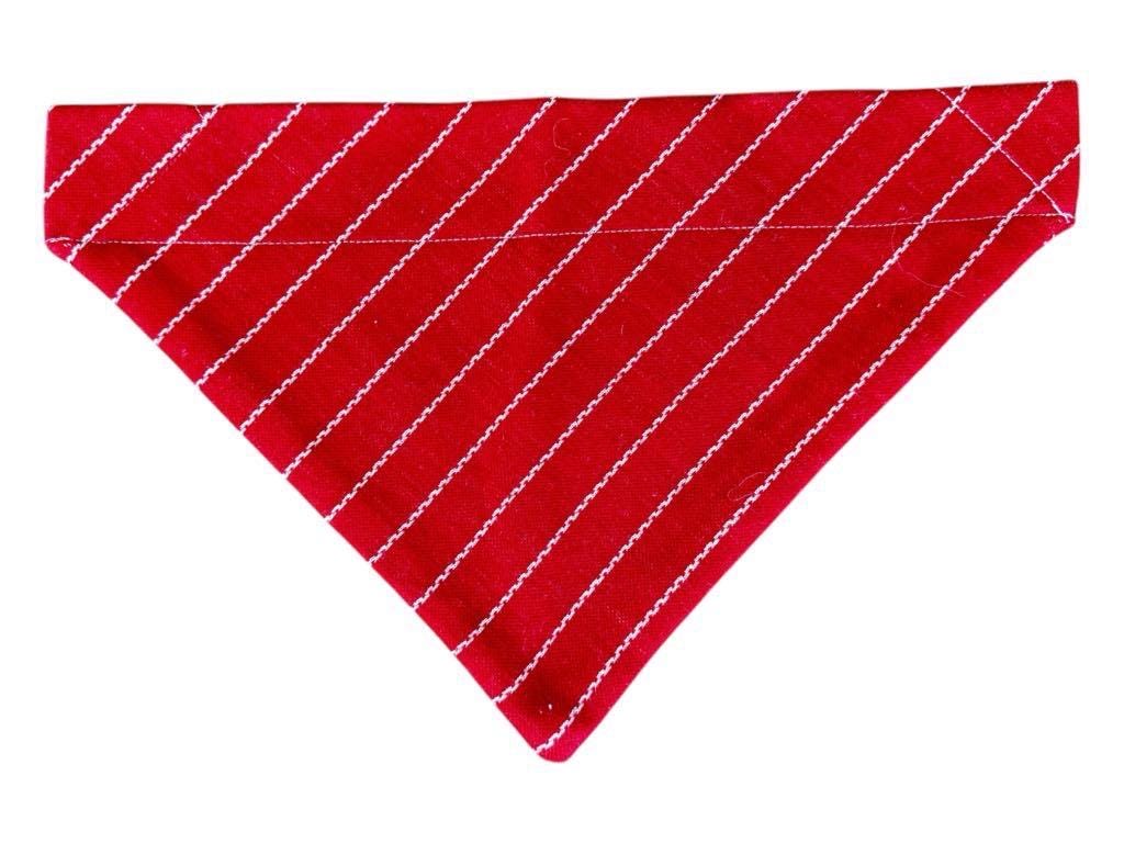 Vintage 60s Fabric Dog Bandanas - Leash-Loop Style