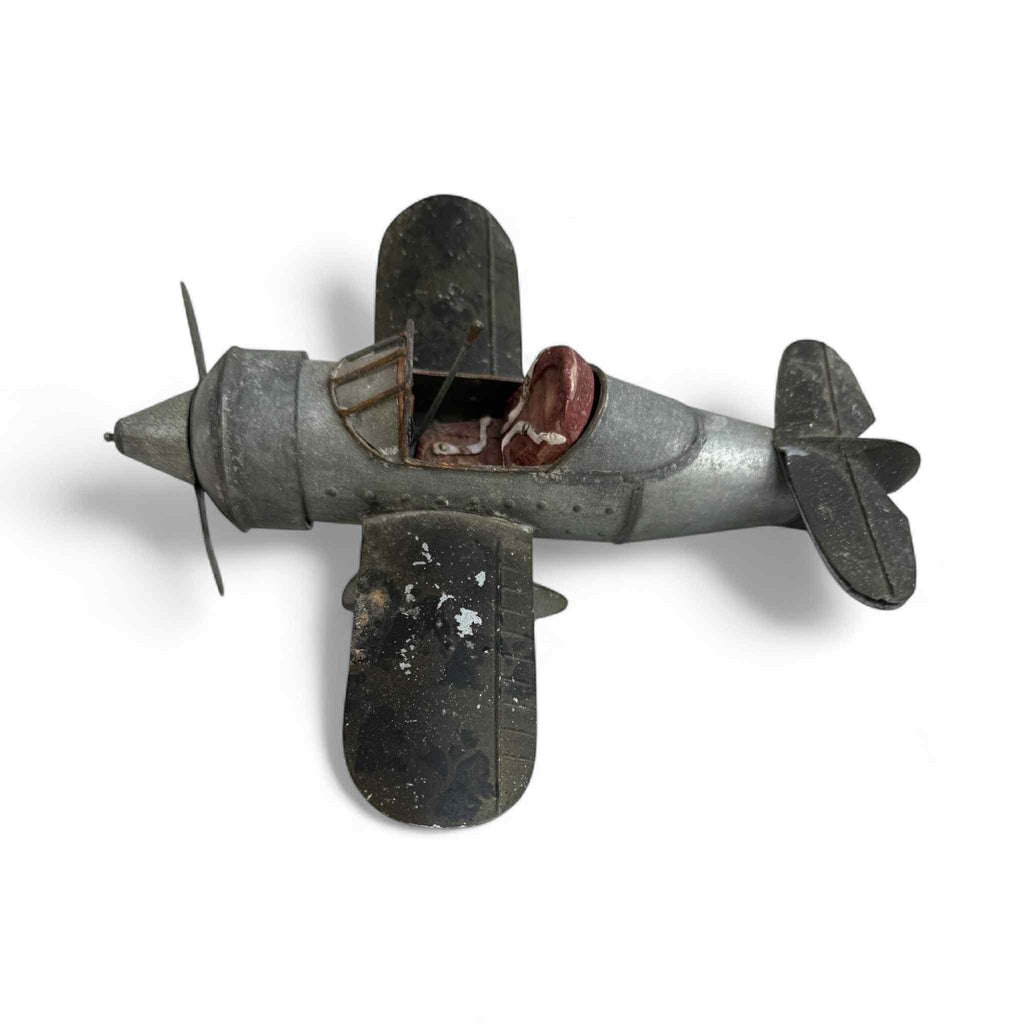 Vintage Metal Airplane Model