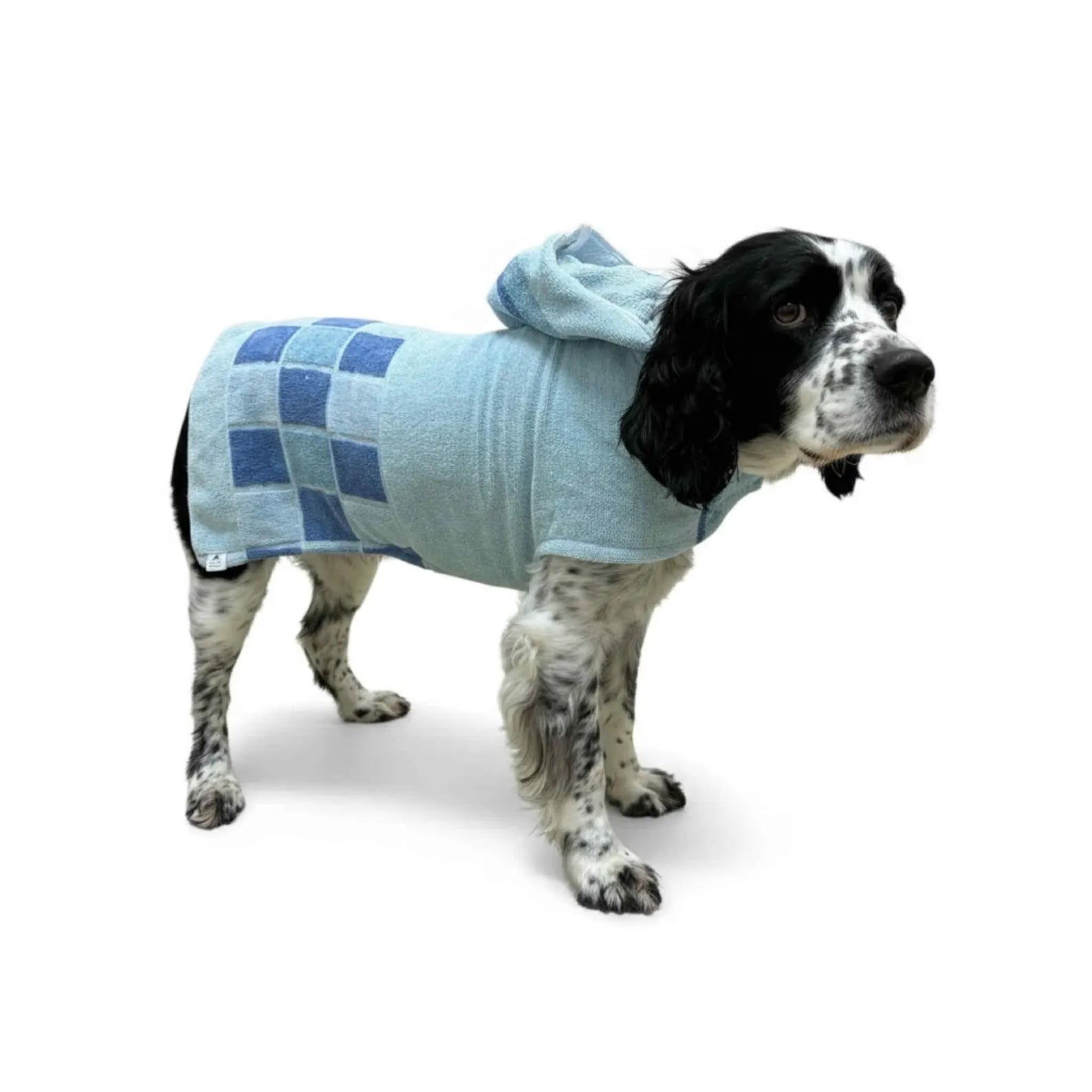 Retro Vintage Handmade Towelling Dog Jackets - Large