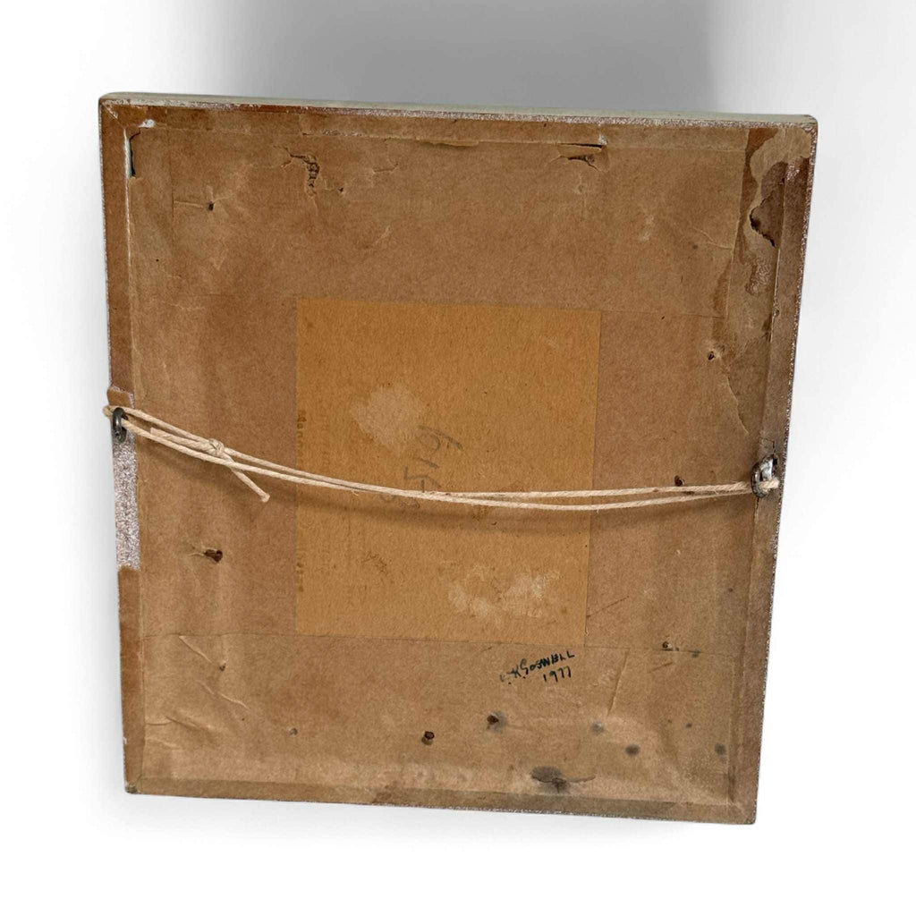 Vintage Framed Floral Needlepoint Art