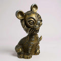 Vintage Brass Tiger Figurine