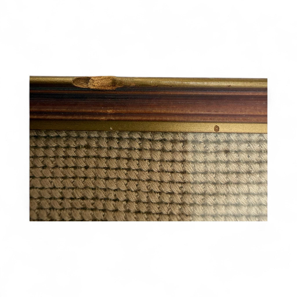 Vintage Hand-Stitched Floral Needlepoint