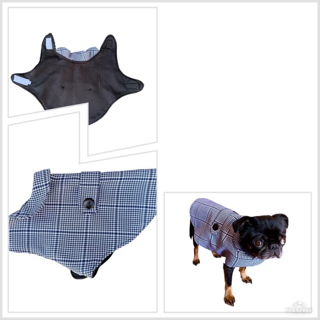 Retro Handmade 60s Fabric Dog Jacket