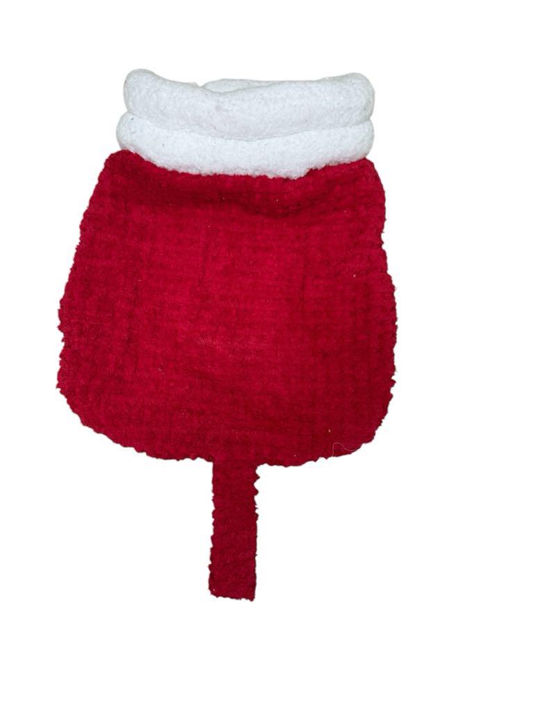 Upcycled 60s Fabric Pet Snuggle Sack: Cozy Dog Sleeping Bag